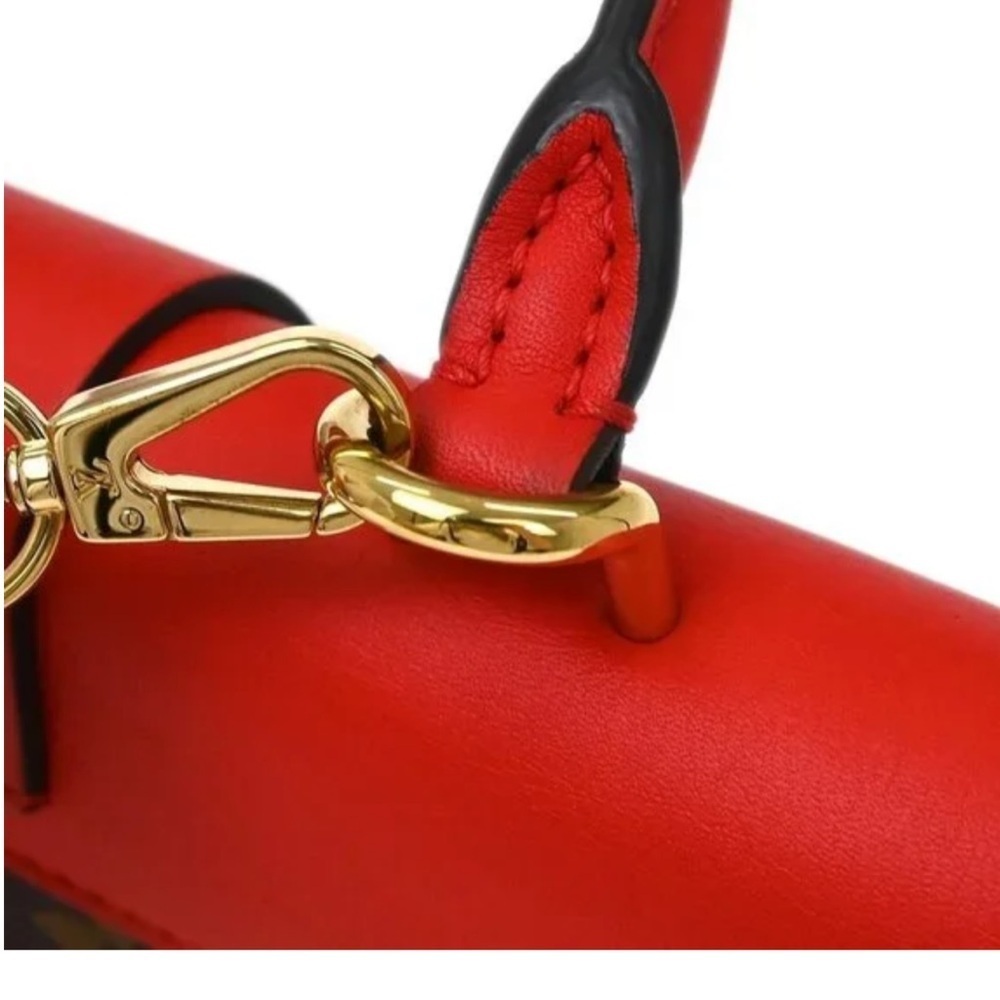 Louis Vuitton Monogram Canvas Coquelicot Red Locky BB Satchel/Shoulder Bg - Picture 6 of 11